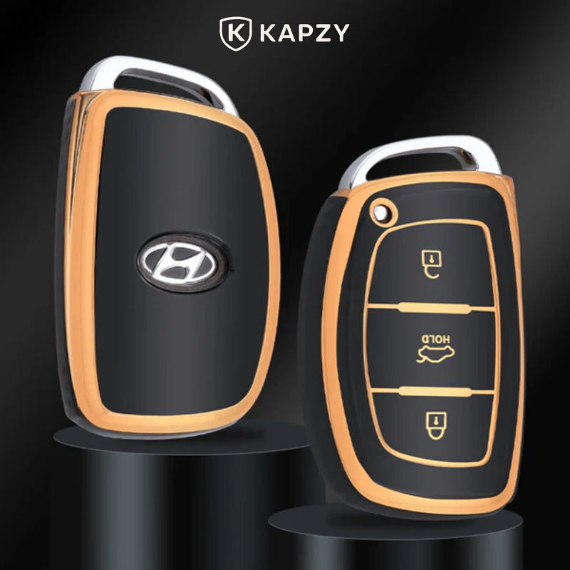 Case for Hyundai Tucson, Sonata, Santa Fe, Elantra, ix35, Hb20 Smart Key - Kapzy