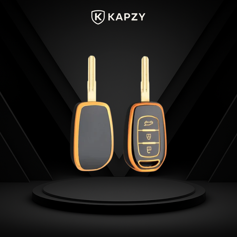 Case for Renault Clio, Captur, Laguna, Sandero, Kwid (3 Buttons) - Kapzy