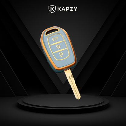 Case for Renault Clio, Captur, Laguna, Sandero, Kwid (3 Buttons) - Kapzy