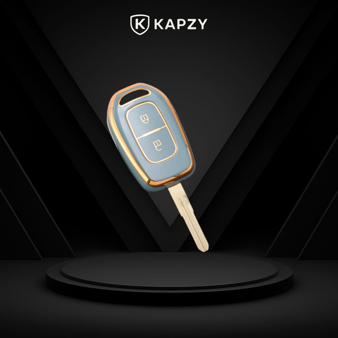 Case for Renault Clio, Captur, Laguna, Sandero, Kwid (2 Buttons) - Kapzy