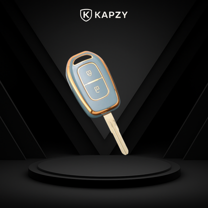 Case for Renault Clio, Captur, Laguna, Sandero, Kwid (2 Buttons) - Kapzy