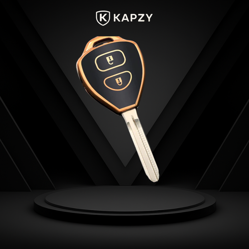 Case for Toyota Corolla, Camry, RAV4, Yaris, Etios, Hillux (2 Buttons)  - Kapzy