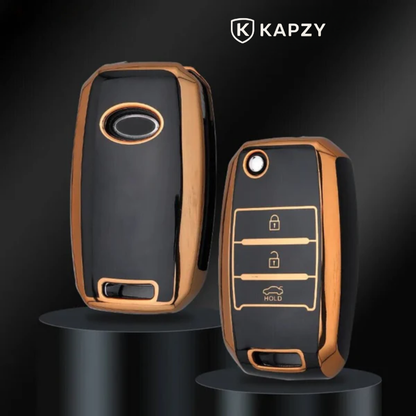 Case for KIA Rio, Sorento, Sportage, Soul, Picanto, Optima, Stinger, Cerato, Flip Key - Kapzy