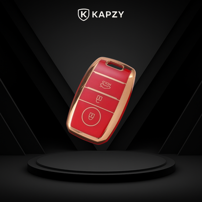 Case for KIA Sportage, Cerato, Optima, RIO, Picanto, Soul, Sorento, Sedona (3 Buttons) - Kapzy