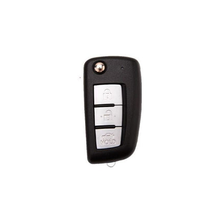 Case for Nissan X-Trail, Tiida, Altima, Pathfinder, Kicks, Livina, Sentra Flip Key (3 Buttons) - Kapzy
