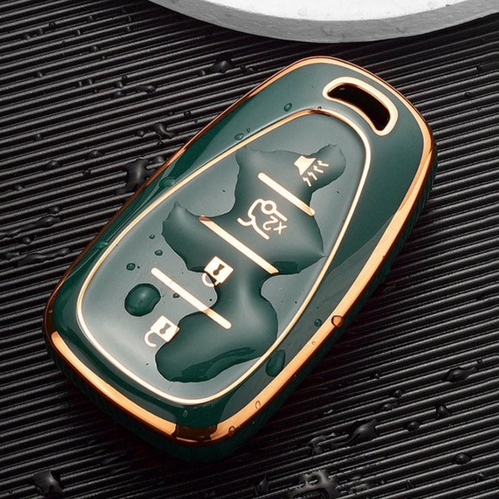 Case for Chevrolet Camaro, Cruze, Malibu, Sonic, Tracker, Equinox 4 Buttons - Kapzy