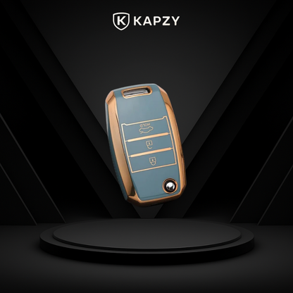 Case for KIA Rio, Sorento, Sportage, Soul, Picanto, Optima, Stinger, Cerato, Flip Key - Kapzy