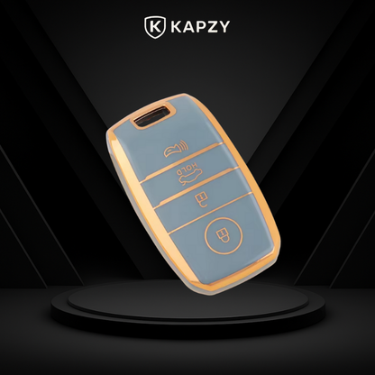 Case for KIA Sportage, Cerato, Optima, K5, RIO, Picanto, Soul, Sorento, Sedona (4 Buttons) - Kapzy