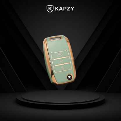 Case for KIA Rio, Sorento, Sportage, Soul, Picanto, Optima, Stinger, Cerato, Flip Key - Kapzy