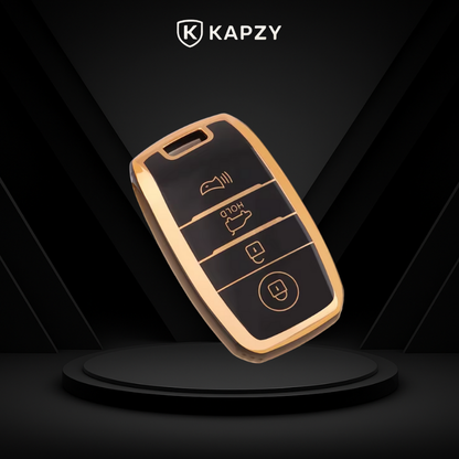 Case for KIA Sportage, Cerato, Optima, K5, RIO, Picanto, Soul, Sorento, Sedona (4 Buttons) - Kapzy