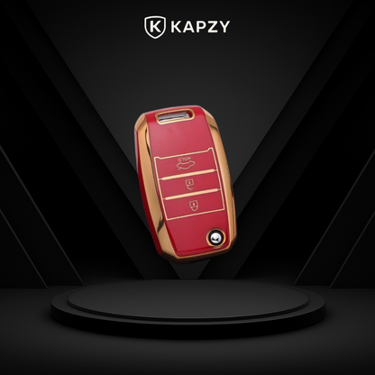 Case for KIA Rio, Sorento, Sportage, Soul, Picanto, Optima, Stinger, Cerato, Flip Key - Kapzy