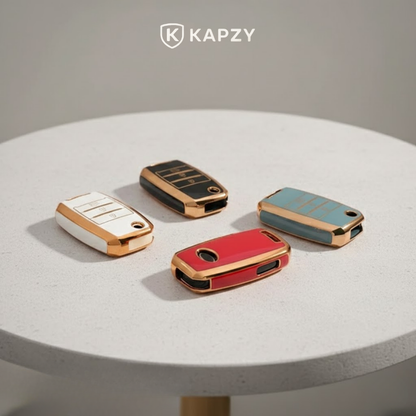 Case for KIA Rio, Sorento, Sportage, Soul, Picanto, Optima, Stinger, Cerato, Flip Key - Kapzy