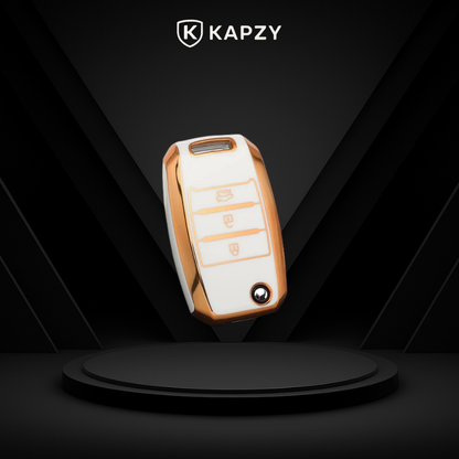 Case for KIA Rio, Sorento, Sportage, Soul, Picanto, Optima, Stinger, Cerato, Flip Key - Kapzy