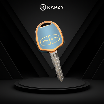 Case for Mitsubishi Evolution, Lancer, EX, Grandis, Outlander, Triton, Pajero, ASX (2 Buttons) - Kapzy