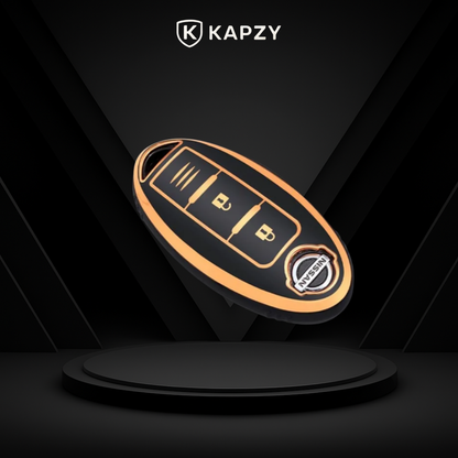 Case for Nissan X-Trail, Tiida, Altima, Pathfinder, Kicks, Livina, Sentra Smart Key - Kapzy