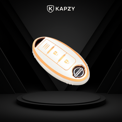 Case for Nissan X-Trail, Tiida, Altima, Pathfinder, Kicks, Livina, Sentra Smart Key - Kapzy