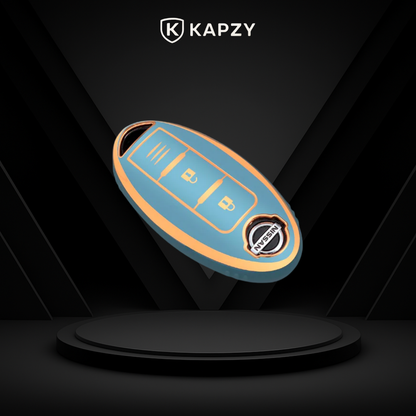 Case for Nissan X-Trail, Tiida, Altima, Pathfinder, Kicks, Livina, Sentra Smart Key - Kapzy