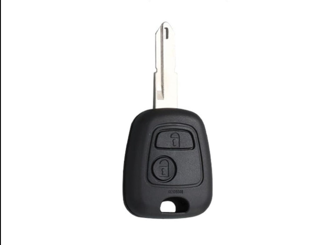 Case for Peugeot 106, 107, 206, 207, 306, 307, 406, 407 2 Buttons - Kapzy