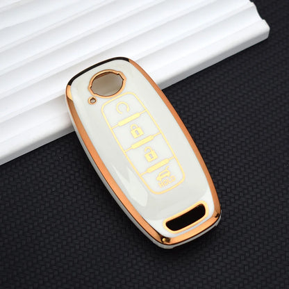 Case For Nissan X-trail T33 J12 Altima Ariya 2022 2023 Smart Key 4 Buttons (Trunk Button) - Kapzy