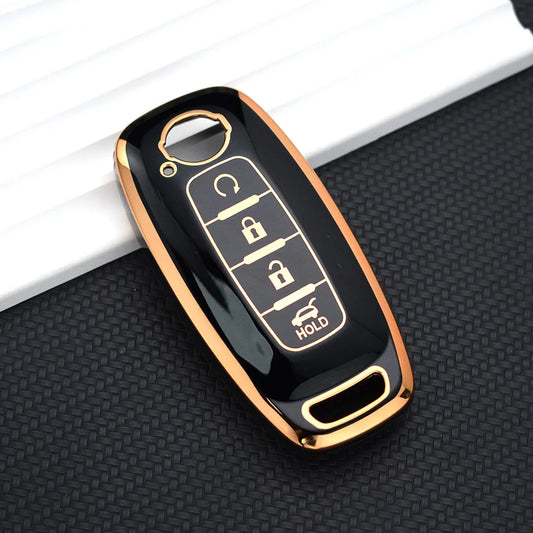 Case For Nissan X-trail T33 J12 Altima Ariya 2022 2023 Smart Key 4 Buttons (Trunk Button) - Kapzy