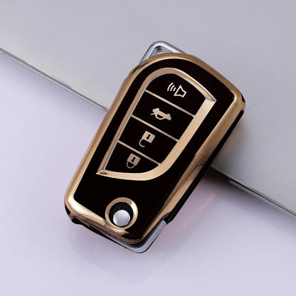 Case for Toyota Auris Corolla Avensis Verso Yaris Aygo Scion TC IM Camry RAV4 (4 Buttons) - Kapzy