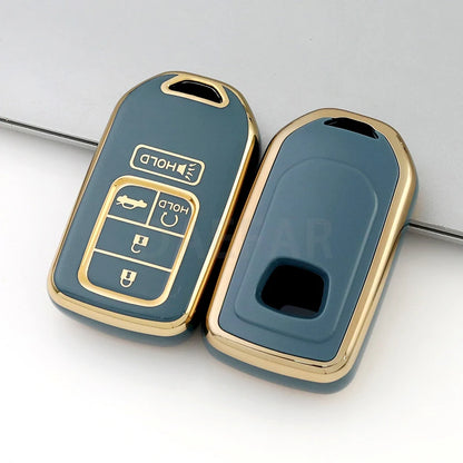 Case for Honda Accord Civic Cr-V Hr-V Fit Odyssey Jed Crosstour Crider (5 Buttons) Kapzy