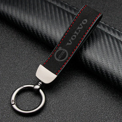 Brand Suede Keychain – Kapzy