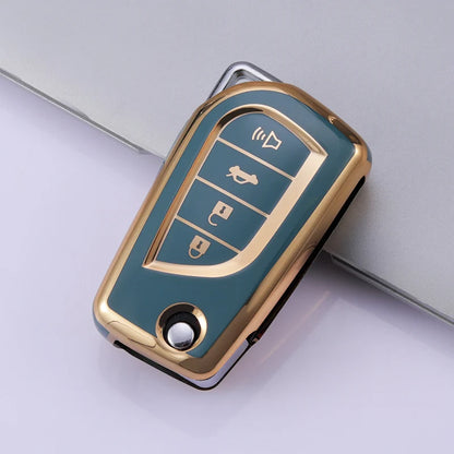 Case for Toyota Auris Corolla Avensis Verso Yaris Aygo Scion TC IM Camry RAV4 (4 Buttons) - Kapzy