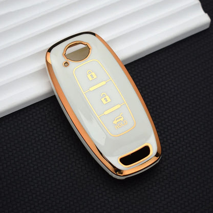 Case For Nissan X-trail T33 J12 Altima Ariya 2022 2023 Smart Key 3 Buttons (Trunk Button) - Kapzy