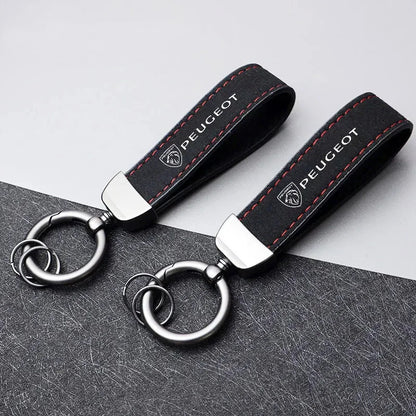 Brand Suede Keychain – Kapzy