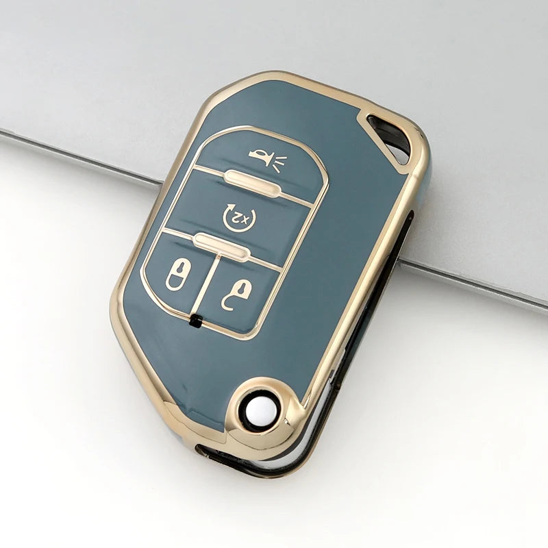 Case for Jeep Wrangler JL TJ Gladiator JT 2018 2019 (4 Buttons) - Kapzy