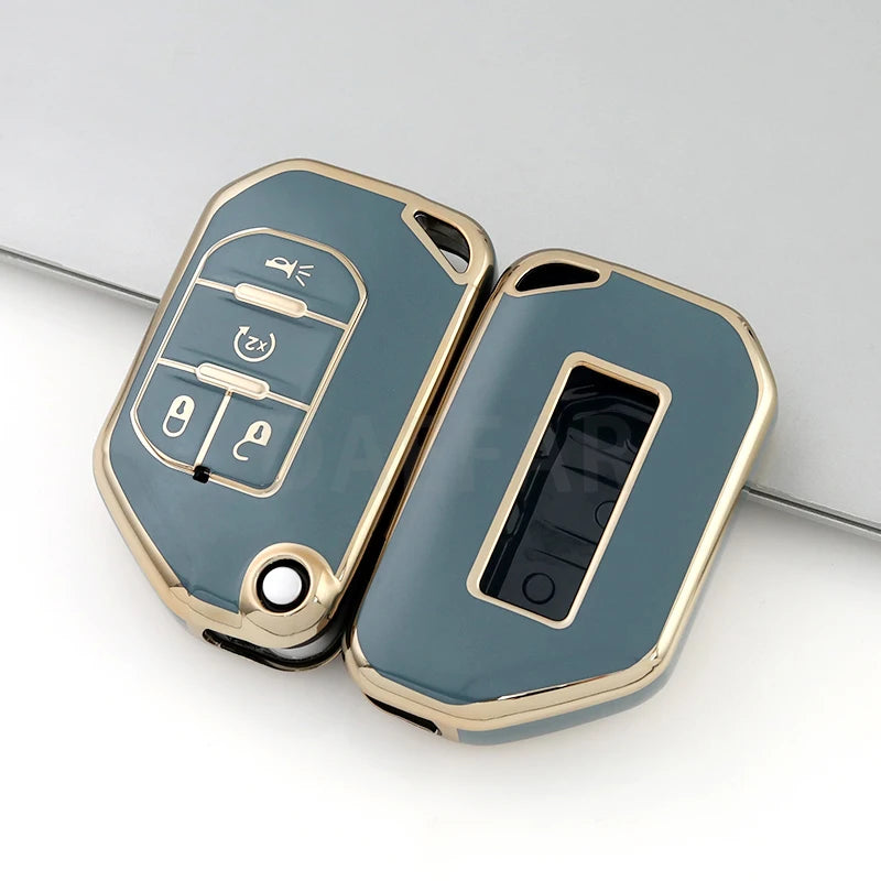 Case for Jeep Wrangler JL TJ Gladiator JT 2018 2019 (4 Buttons) - Kapzy