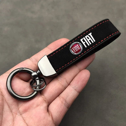 Brand Suede Keychain – Kapzy