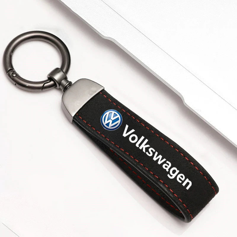 Brand Suede Keychain – Kapzy