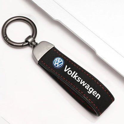 Brand Suede Keychain – Kapzy