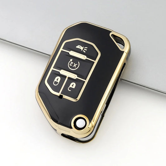 Case for Jeep Wrangler JL TJ Gladiator JT 2018 2019 (4 Buttons) - Kapzy