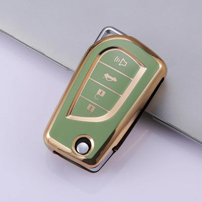 Case for Toyota Auris Corolla Avensis Verso Yaris Aygo Scion TC IM Camry RAV4 (4 Buttons) - Kapzy