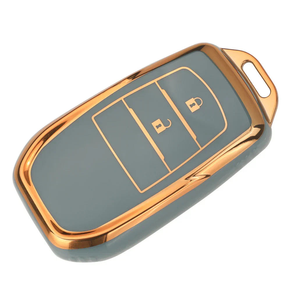 Case for Toyota Hilux, Land Cruiser 200, Camry, Corolla, RAV4, SW4, 2 Buttons - Kapzy