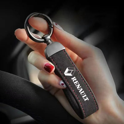 Brand Suede Keychain – Kapzy
