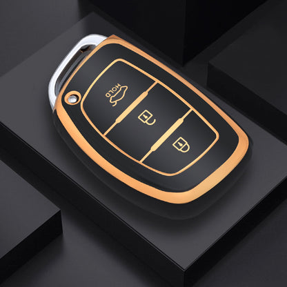 Case for Hyundai Tucson, Sonata, Santa Fe, Elantra, ix35, Hb20 Smart Key - Kapzy