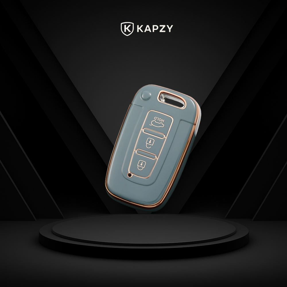 Case for Kia Sportage, Cerato e Hyundai IX35, Elantra, Sonata Smart Key 3 Buttons - Kapzy