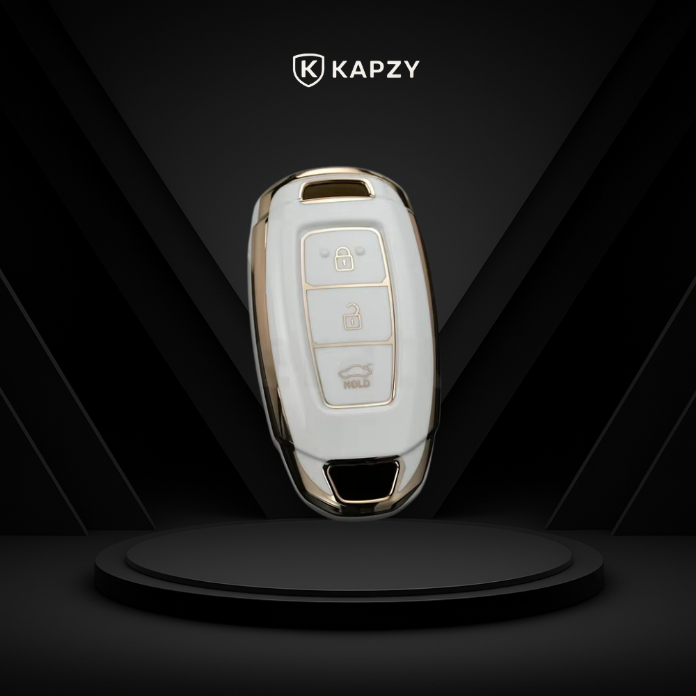 Case for Hyundai i30, ix35, Elantra, KONA, Azera, Santa Fe (3 Buttons) - Kapzy