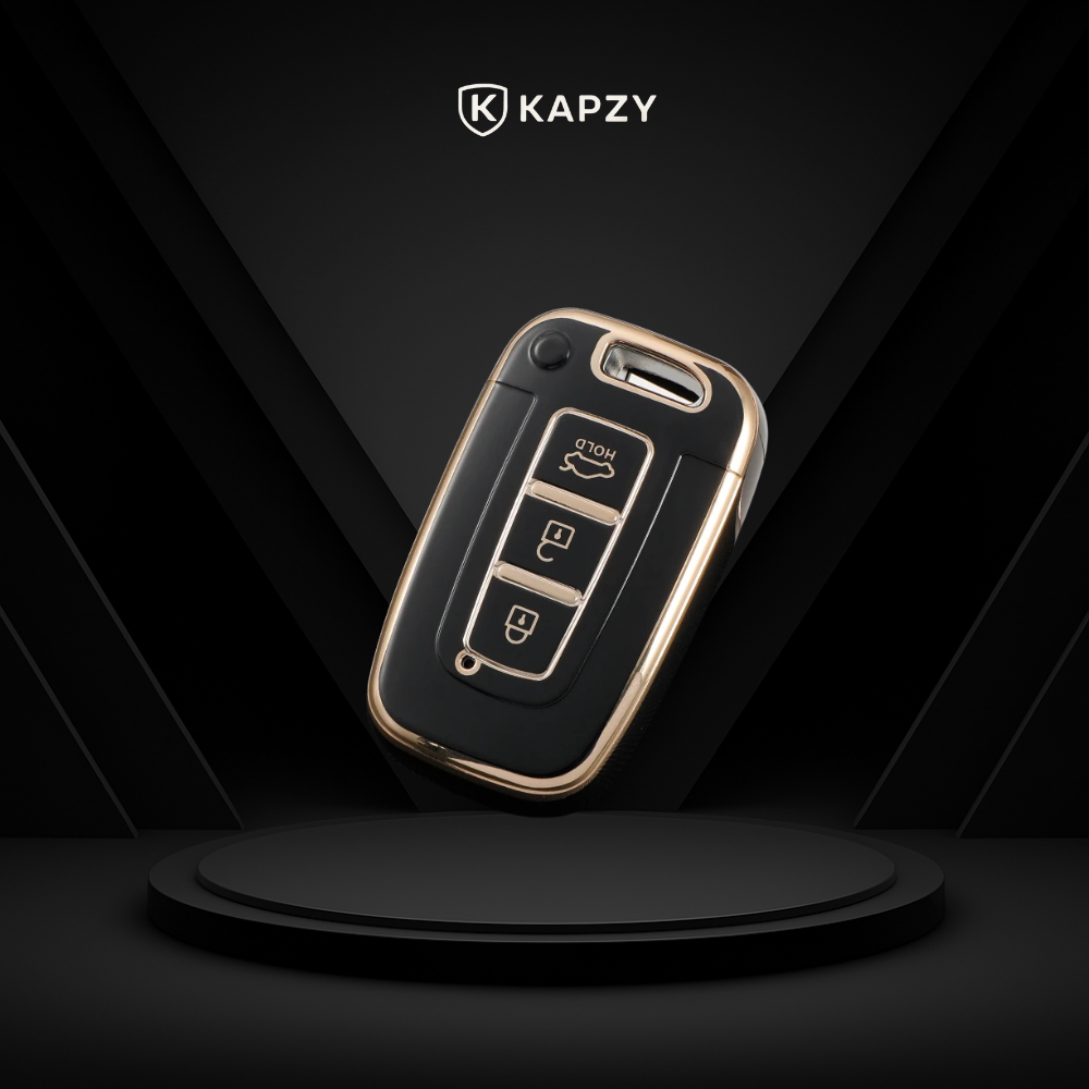 Case for Kia Sportage, Cerato e Hyundai IX35, Elantra, Sonata Smart Key 3 Buttons - Kapzy