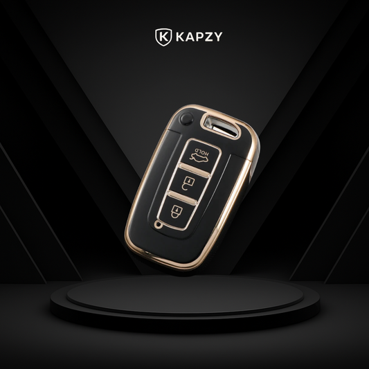 Case for Kia Sportage, Cerato e Hyundai IX35, Elantra, Sonata Smart Key 3 Buttons - Kapzy