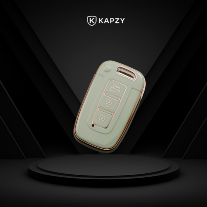 Case for Kia Sportage, Cerato e Hyundai IX35, Elantra, Sonata Smart Key 3 Buttons - Kapzy