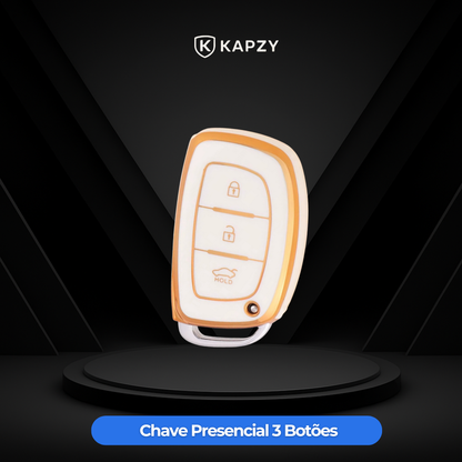 Case for Hyundai Tucson, Sonata, Santa Fe, Elantra, ix35, Hb20 Smart Key 3 Buttons - Kapzy