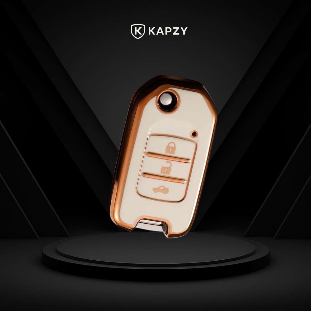 Case for Acura Integra, TLX, ILX, RLX, TSX, RL, CL, TL, Legend, Vigor, NSX, RDX, MDX, ZDX, SLX, EL, CSX, RSX Flip Key 3 Buttons - Kapzy