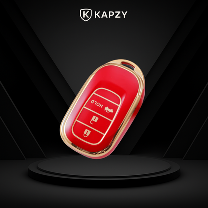 Case for Honda Civic, Accord, CR-V, HR-V, ZR-V 3 Buttons (Trunk Button) - Kapzy