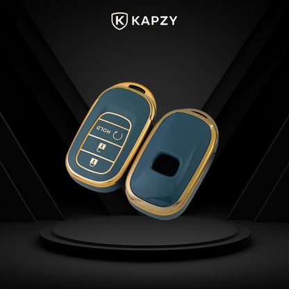 Case for Honda Civic, Accord, CR-V, HR-V, ZR-V 3 Buttons (Hold) - Kapzy