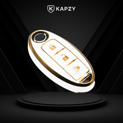 Case for Nissan X-Trail, Tiida, Altima, Pathfinder, Kicks, Livina, Sentra Smart Key - Kapzy
